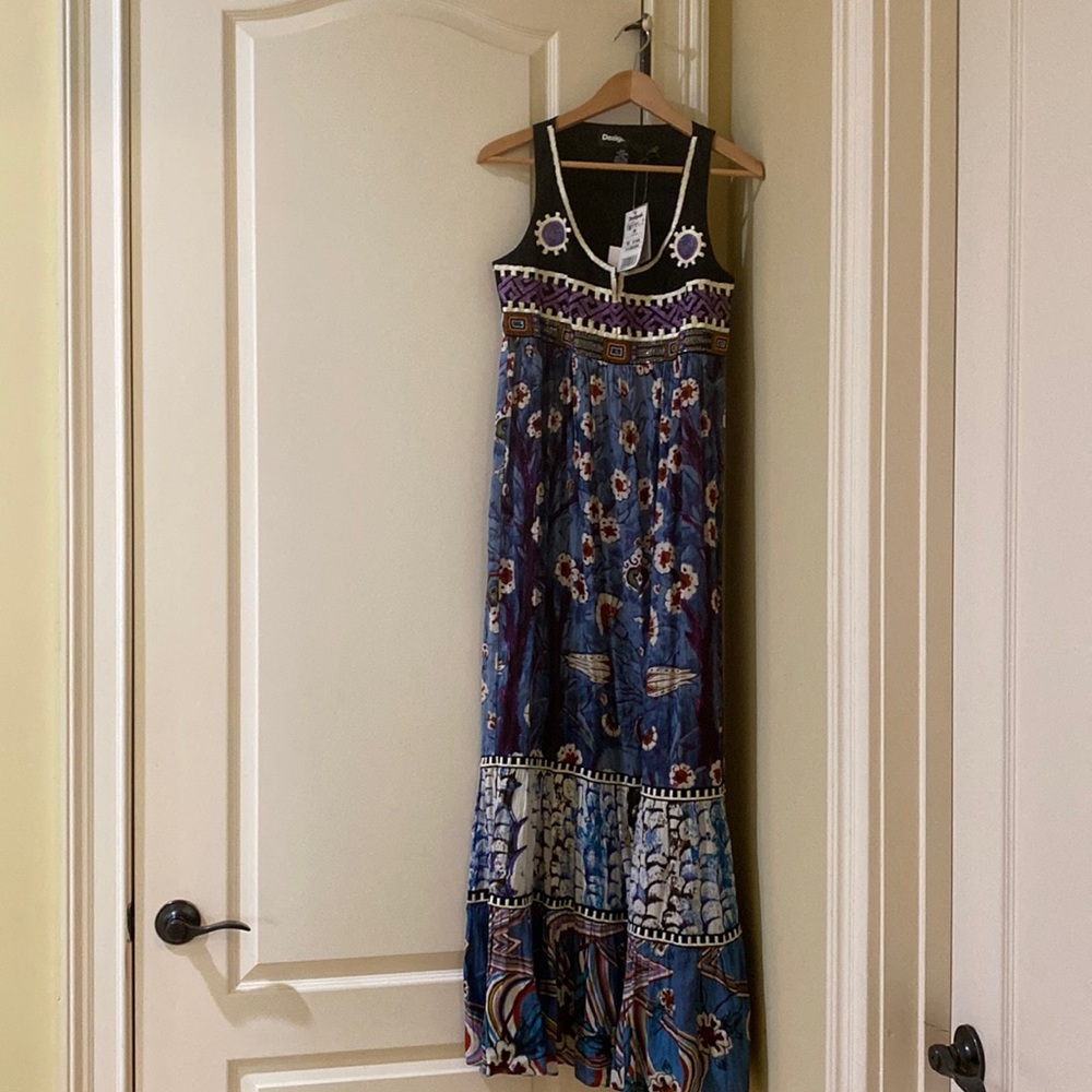 Brand new with tag beautiful maxi Desigual dress